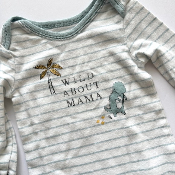 Dinosaur Sleep and Play Pajamas 9M - Picture 3 of 5